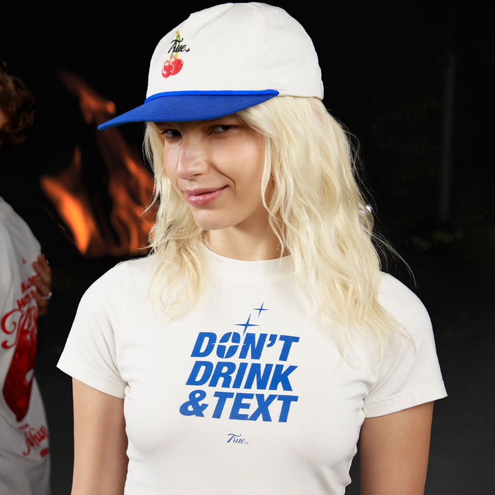 True X Smirnoff Golfer Cap - Cream