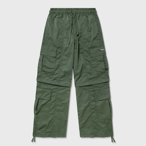 Active Baggy Cargo Pants - Military Green