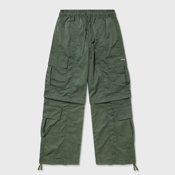Active Baggy Cargo Pants - Military Green