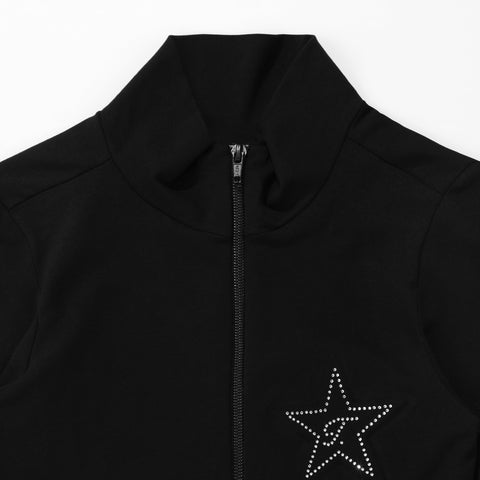 Active Zip-Up Jacket - Black