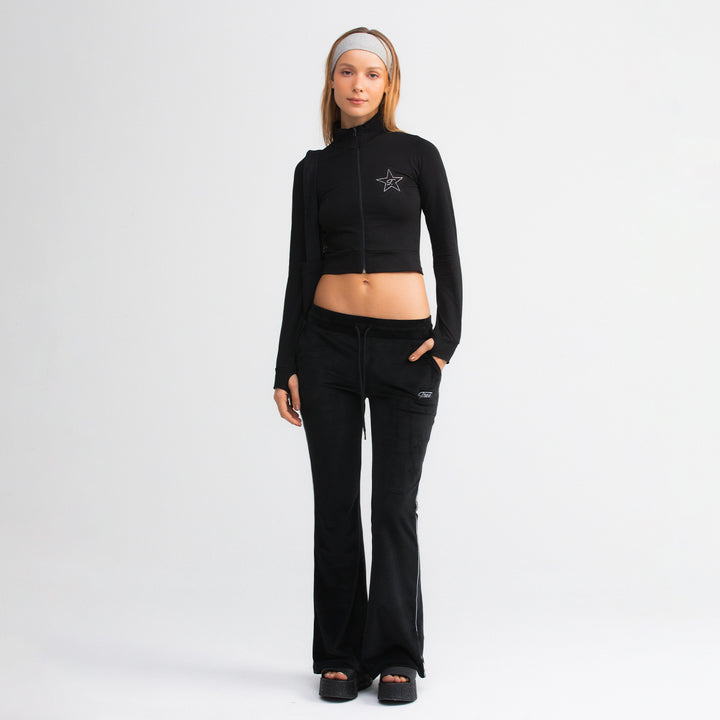 Active Zip-Up Jacket - Black
