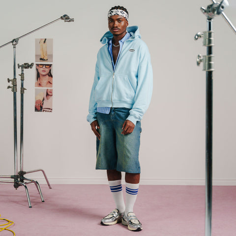 Moonlight Hoodie - Pastel Blue