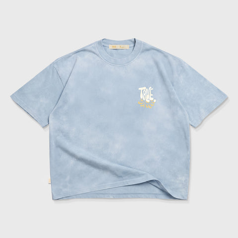 Bloom Boxy T-Shirt - Washed Blue