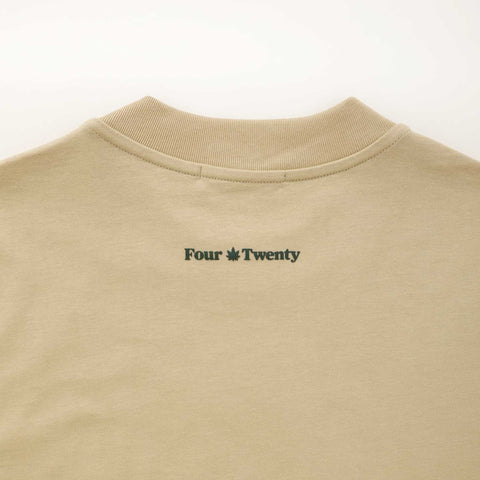 True X Herb Oversized Bonds T-Shirt - Camel
