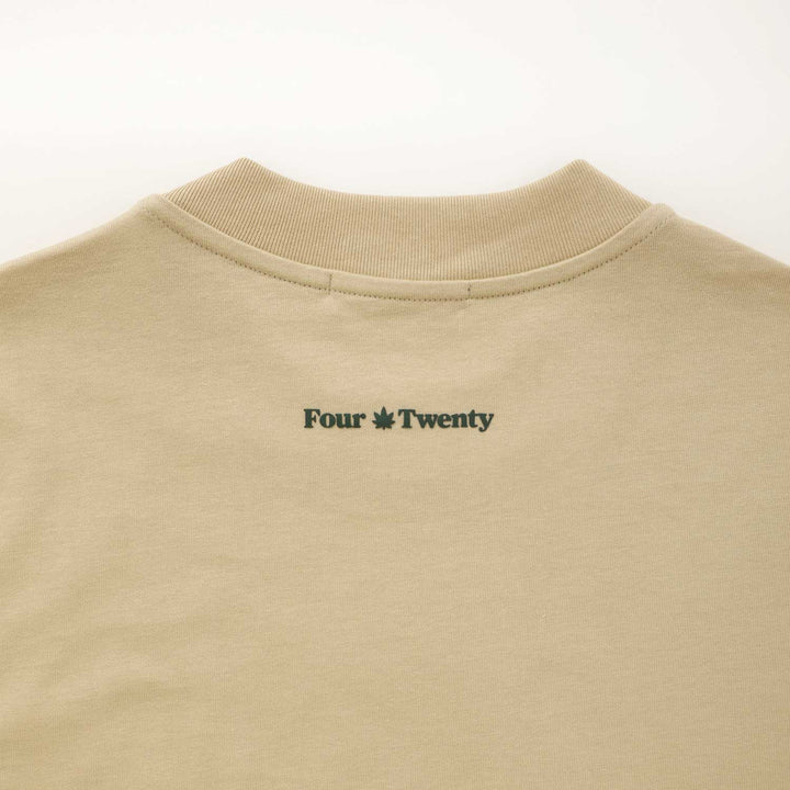 True X Herb Oversized Bonds T-Shirt - Camel
