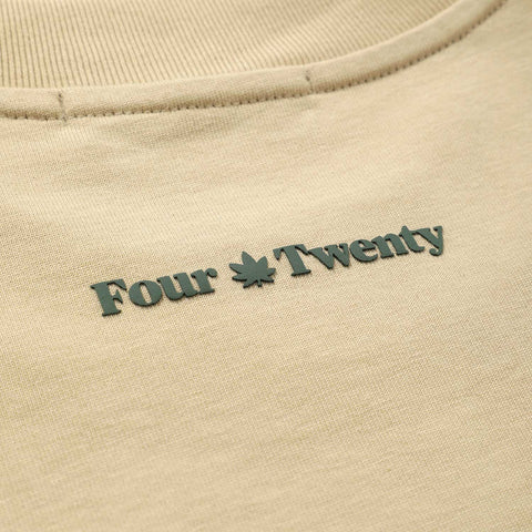 True X Herb Oversized Bonds T-Shirt - Camel
