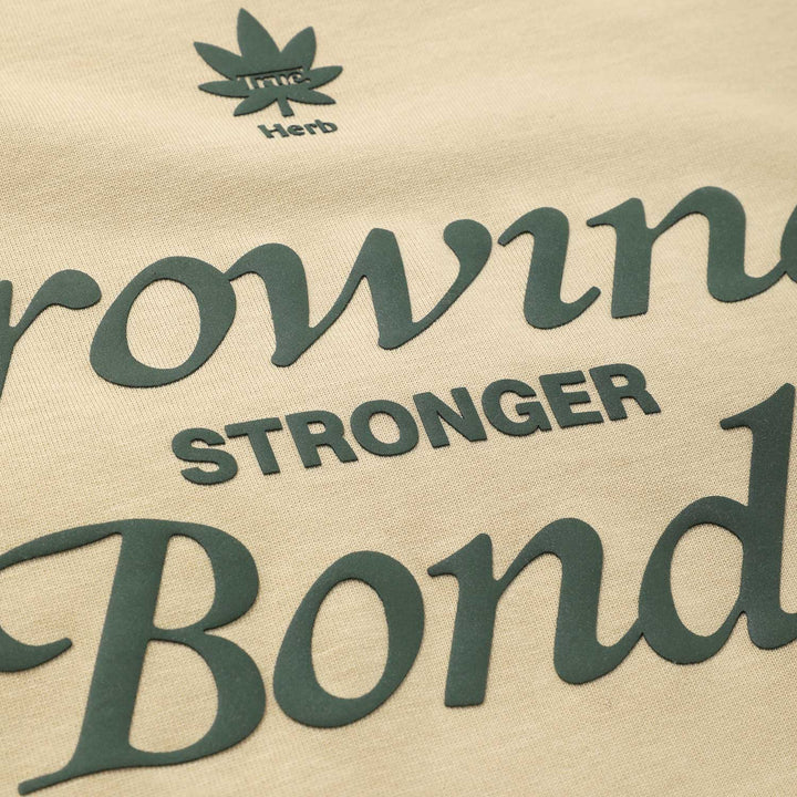 True X Herb Oversized Bonds T-Shirt - Camel