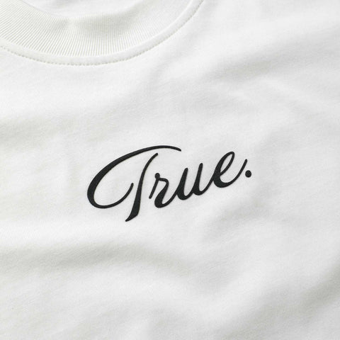 Curvy Logo T-Shirt - Ivory