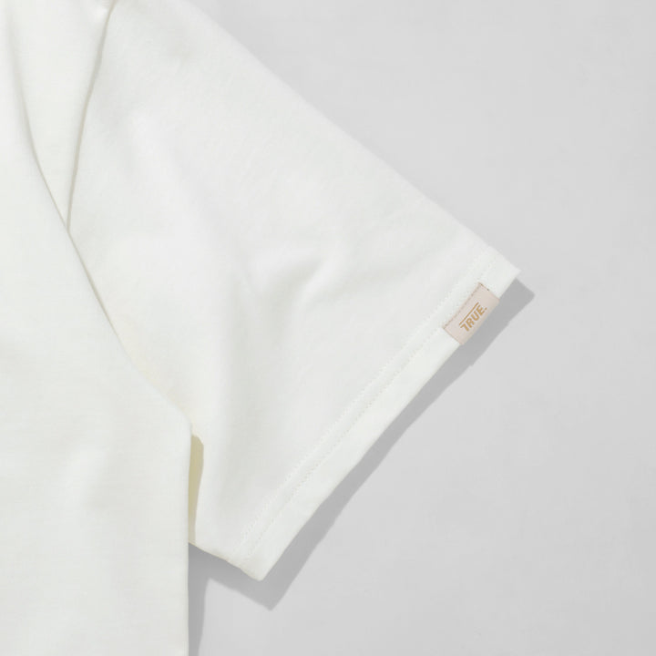 Curvy Logo T-Shirt - Ivory