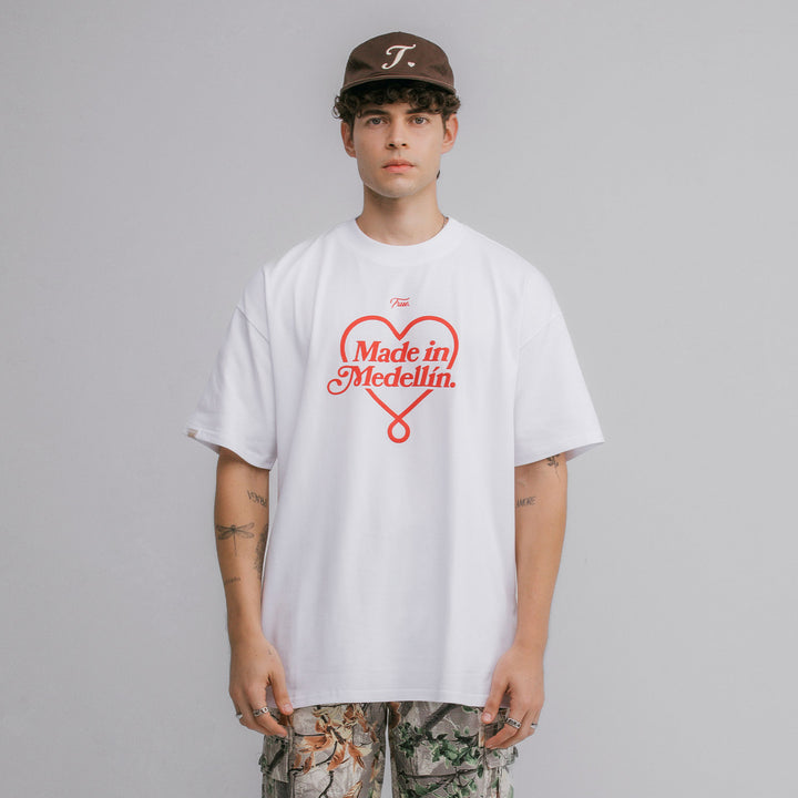 Medellín Oversized Tee - White
