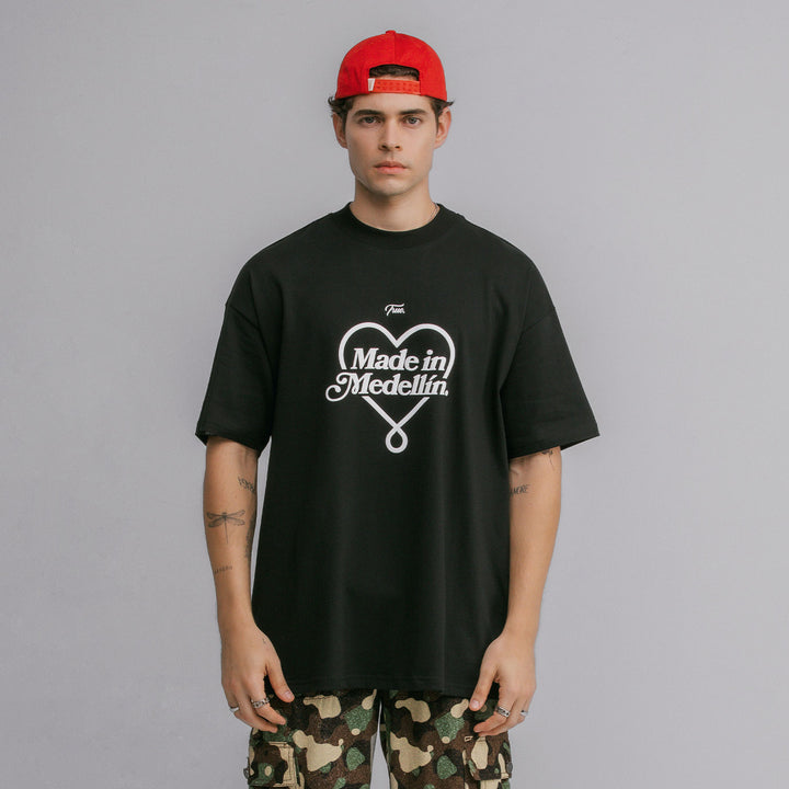 Medellín Oversized Tee - Black