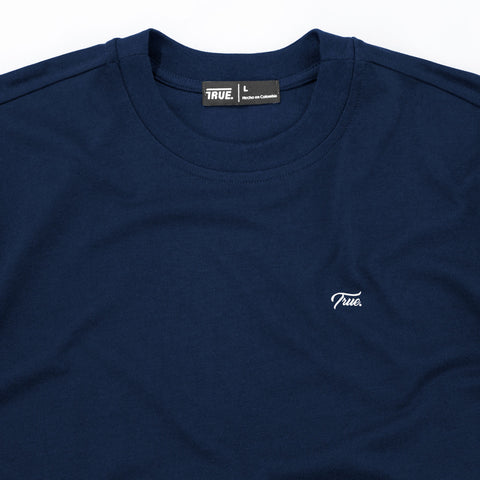 Script Logo T-Shirt - Dark Blue