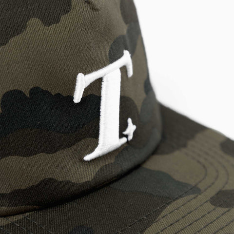 Camo Golfer Cap - Green