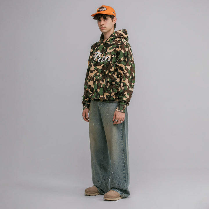 Camo Hoodie - Green
