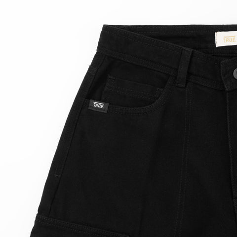 Cargo Multi-Pocket Pants - Black