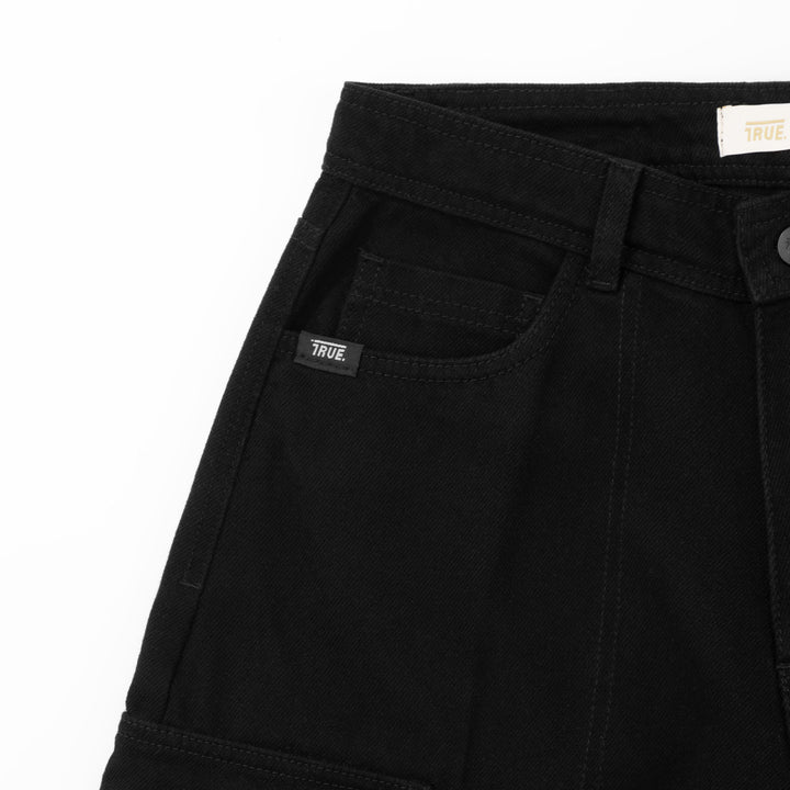 Cargo Multi-Pocket Pants - Black