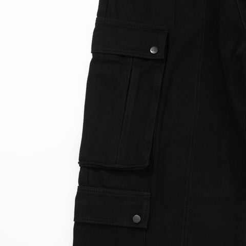 Cargo Multi-Pocket Pants - Black