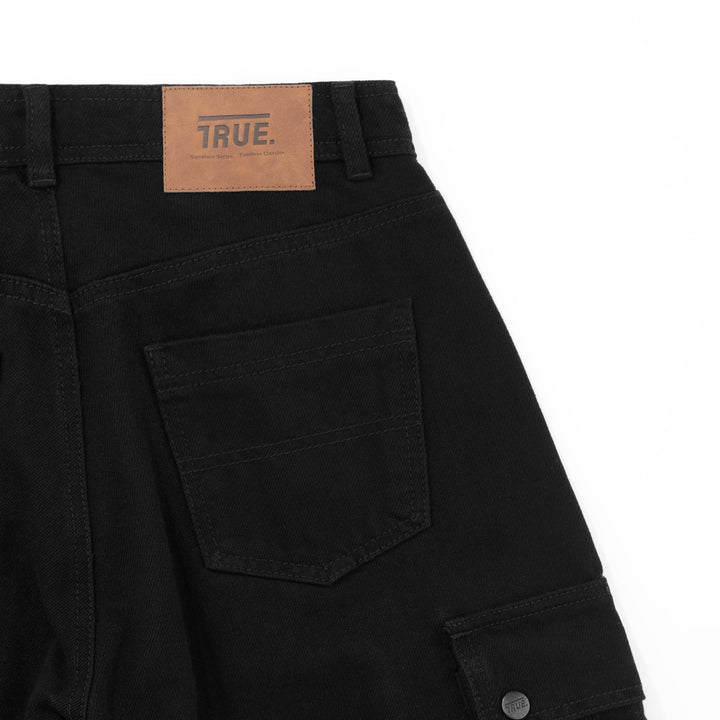 Cargo Multi-Pocket Pants - Black