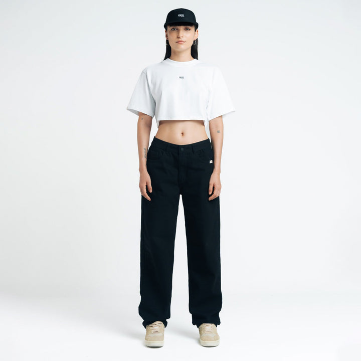 Classic Crop Top - White