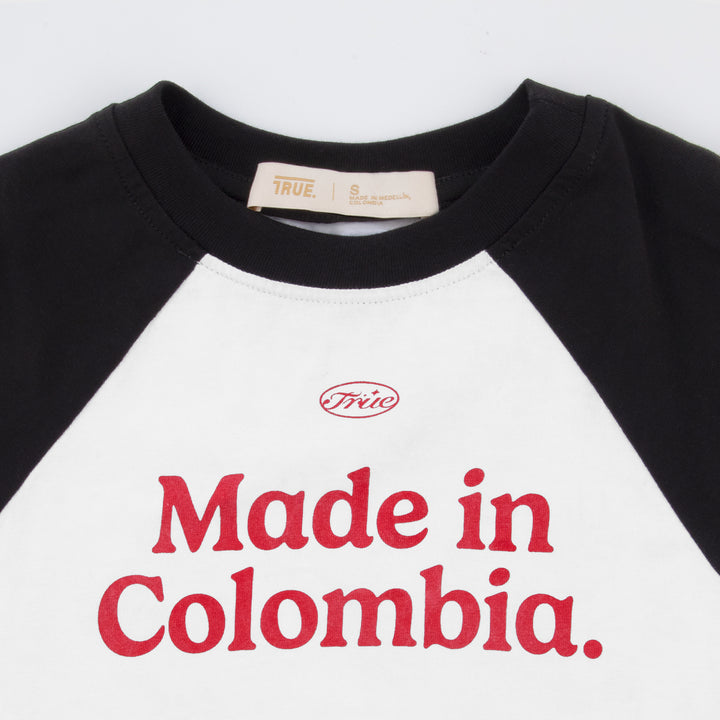 Colombia Baby Tee - Black
