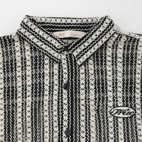 Crochet Pattern Boxy Shirt - Black