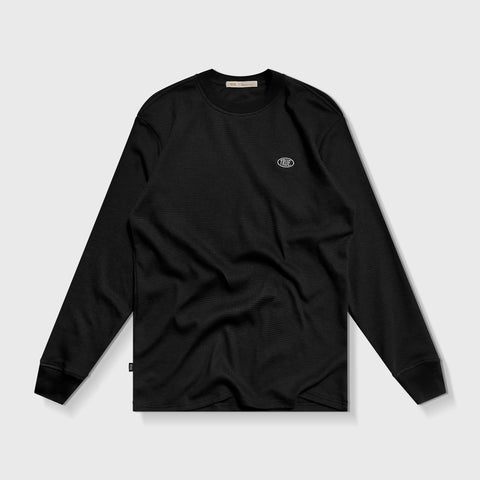 Daily Crewneck LS T-Shirt - Black