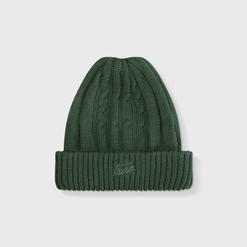 Daily knit Beanie - Pine Green