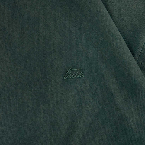 Daily Washed Boxy Tee - Pine Green