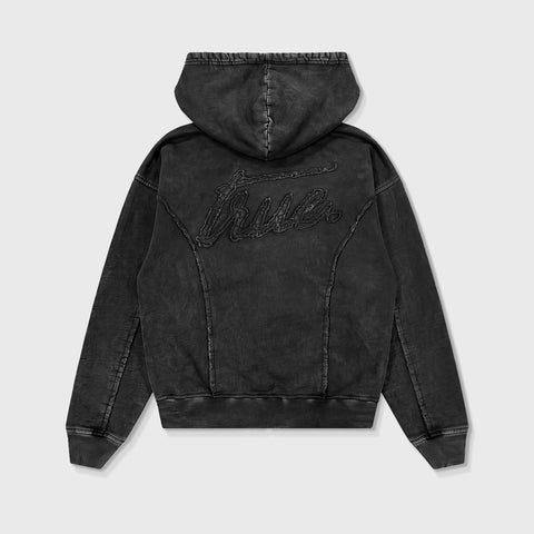 Daily Washed Hoodie - Black