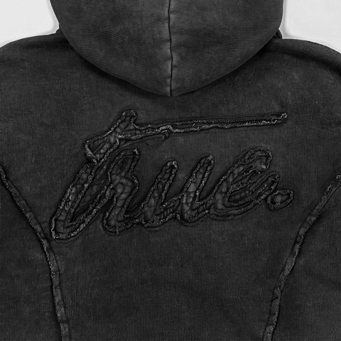 Daily Washed Hoodie - Black