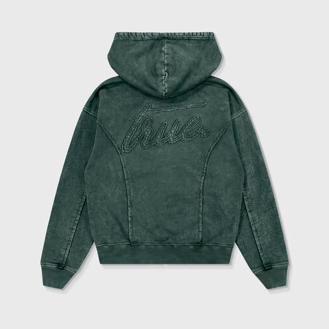 Daily Washed Hoodie - Pine Green