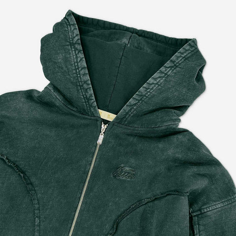 Daily Washed Hoodie - Pine Green