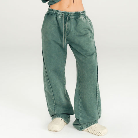 Daily Washed Sweatpants - Pine Green