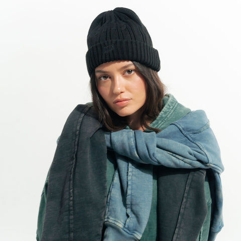 Daily knit Beanie - Black