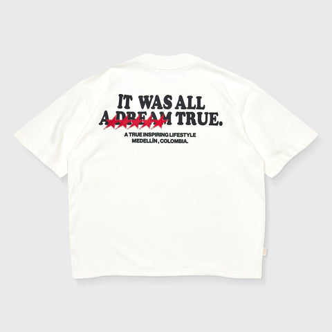 Dreams Boxy T-Shirt - Cream
