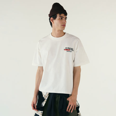 Dreams Boxy T-Shirt - Cream