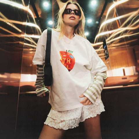 Drift Floral Mini Skirt - Cream