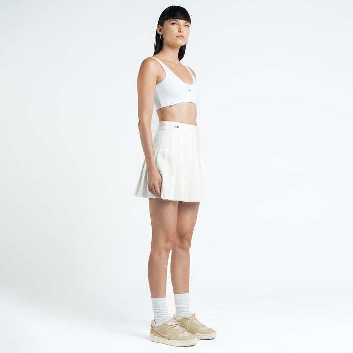 Legend Pleated Skirt - White
