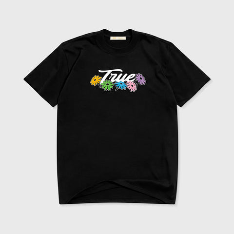 Flowers Logo T-Shirt - Black
