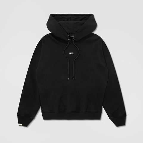 Classic Box-Fit Hoodie - Black