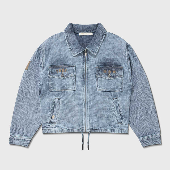 Interlude Boxy Jacket - Blue
