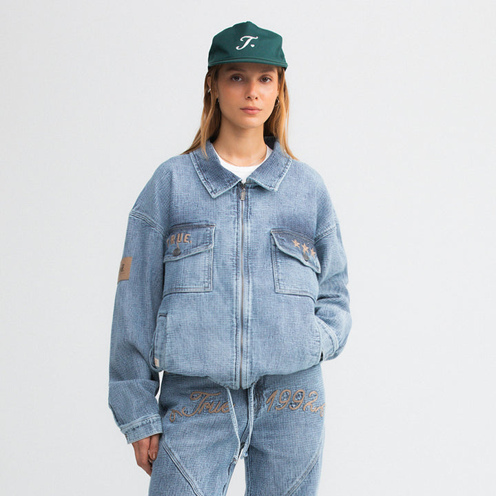 Interlude Boxy Jacket - Blue