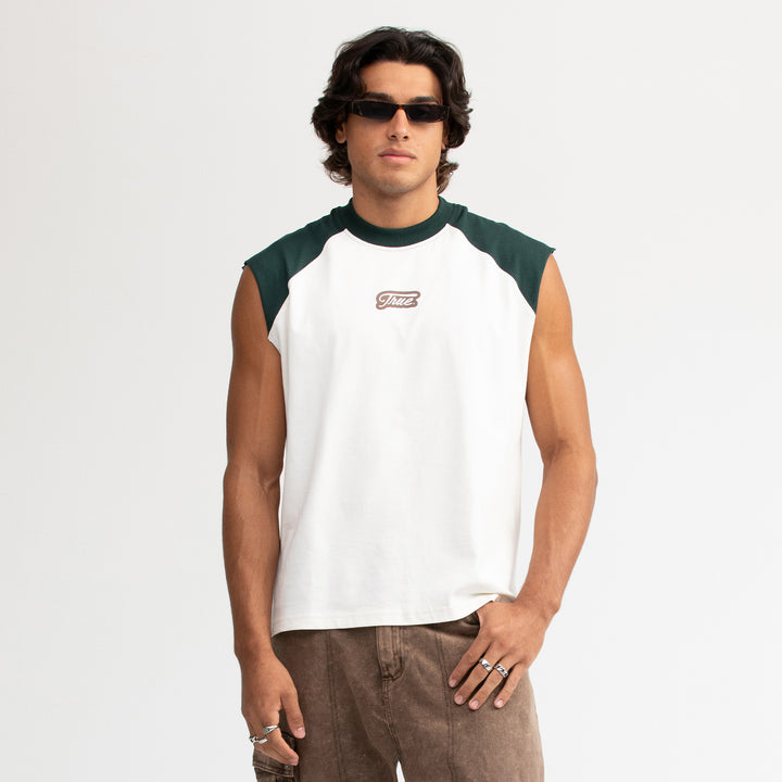Interlude SL Raglan Tee - Pine Green