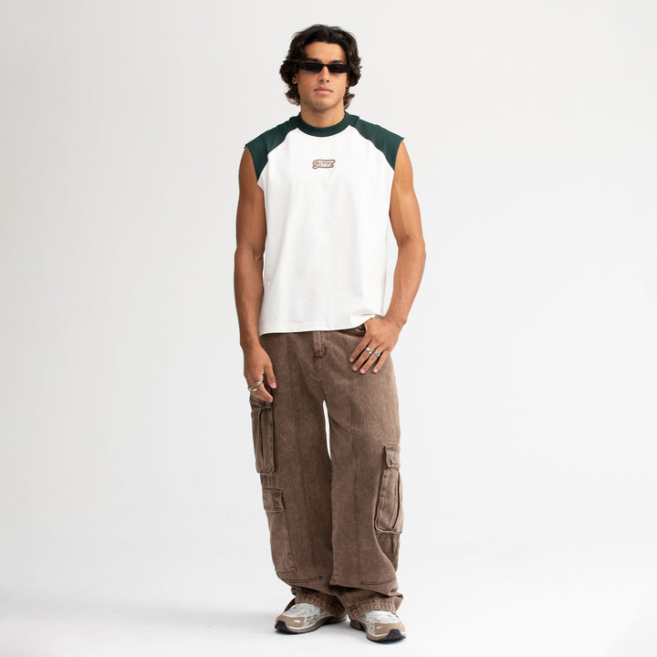 Interlude SL Raglan Tee - Pine Green