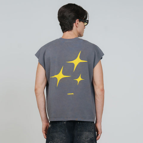 Intuition Sleeveless Tee - Gray