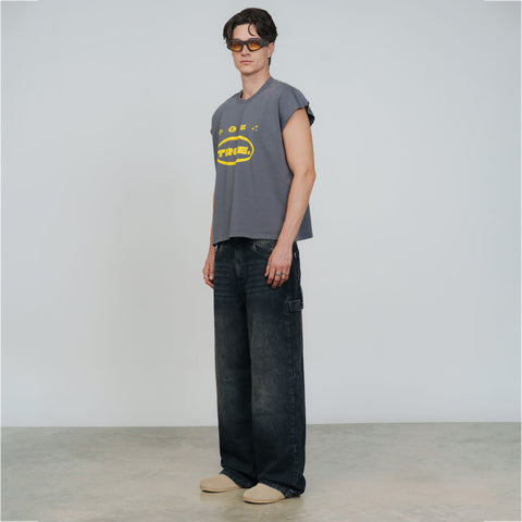 Intuition Sleeveless Tee - Gray