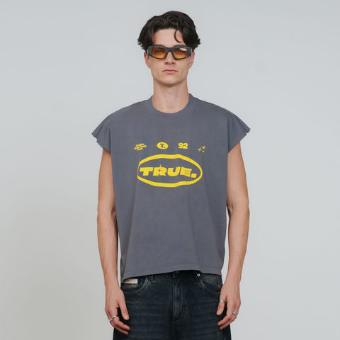 Intuition Sleeveless Tee - Gray