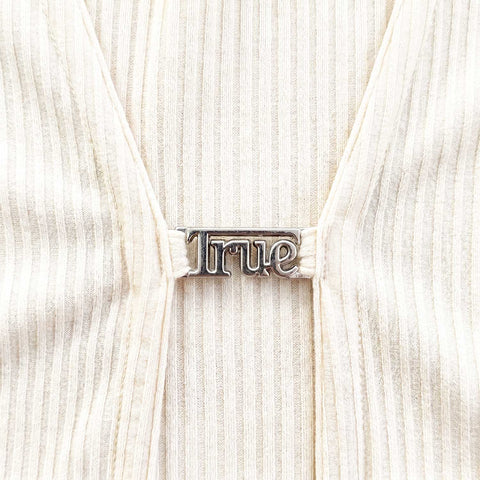 Knit LS Tee - Cream