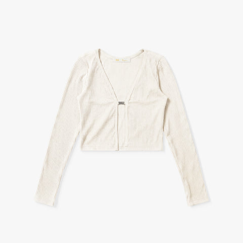 Knit LS Tee - Cream