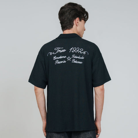 Knit Resort Polo - Black